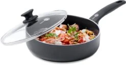 GreenPan Cambridge Hapjespan Met Deksel 24cm - Zwart - Inductie - PFAS-vrij -Keukenproducten Winkel 1200x629 4