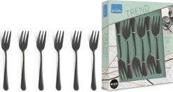 Amefa Taartvorkjes - 6 Stuks - Zwart -Keukenproducten Winkel 1200x639