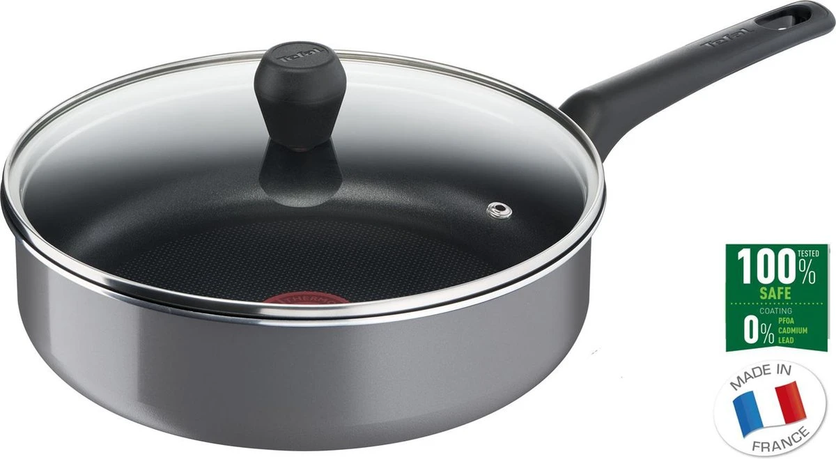 Tefal Easy Plus Hapjespan - Ø 24 Cm + Deksel - Niet Geschikt Voor Inductie 3 Tefal Easy Plus Hapjespan - Ø 24 Cm + Deksel - Niet Geschikt Voor Inductie