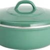 Lite-Body - Magnus Braadpan 24cm/2,5 L Met Deksel- Emaille- Olijf Groen - Inductie -Keukenproducten Winkel 1200x665 1