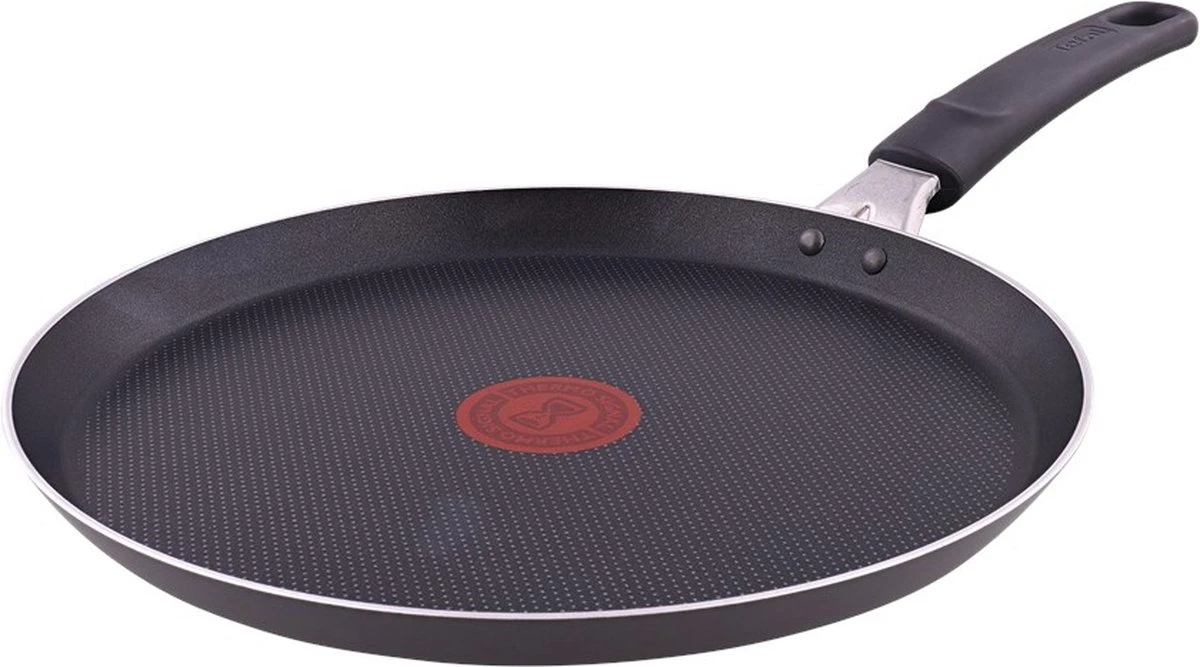 Tefal Simply Clean Pannenkoekenpan - Crêpe Pan Non-stick Coating - Pancake Pan - Titanium - Ø25 Cm - Zwart 3 Tefal Simply Clean Pannenkoekenpan - Crêpe Pan Non-stick Coating - Pancake Pan - Titanium - Ø25 Cm - Zwart