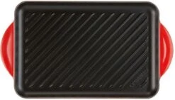Le Creuset - Gietijzeren Grillplaat - 32x22cm - Kersenrood 14 Le Creuset - Gietijzeren Grillplaat - 32x22cm - Kersenrood -Keukenproducten Winkel 1200x685
