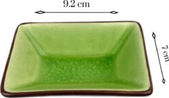 Sushi Servies Set 2 Personen | Groen | Luxe Sushi Servies | Handgemaakt | Sushi Bord En Schaaltjes | 2 Paar Chopsticks | Japanse Kwaliteit | Kirin Gumi Fine Collection | Keramiek | Vaatwasser Bestendig | 5-delig -Keukenproducten Winkel 1200x698 7