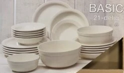 21 Delig Serviceset Creme Basic