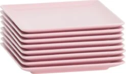 Lite-Body Hermes Gebaksbordjes - Set Van 8 Stuks - Ø16 Cm - Roze Mat -Keukenproducten Winkel 1200x709 3