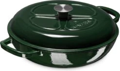 Navaris Gietijzeren Stoofpan Met Deksel- 3,5 Liter Gietijzeren Ovenschaal Van Email - Geschikt Voor Alle Warmtebronnen - Groen 12 Navaris Gietijzeren Stoofpan Met Deksel- 3,5 Liter Gietijzeren Ovenschaal Van Email - Geschikt Voor Alle Warmtebronnen - Groen -Keukenproducten Winkel 1200x716 2