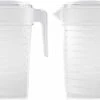 Merkloos Pakket Van 2x Stuks Kunststof Schenkkannen/waterkannen Van 2 Liter - 2000 Ml - Feest/partij/zomer -Keukenproducten Winkel 1200x725 4
