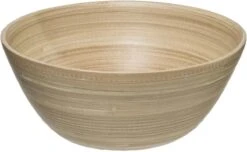Secret De Gourmet - Slakom/serveer Schaaltjes - Bamboe - Beige- D25 Cm