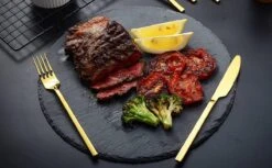 Cadeau 30-delige Gouden Zilverwerk Set Bestekset, Velaze 18/10 Roestvrijstalen Gebruiksvoorwerpen Service Voor 6 Personen Inclusief Dinerlepel, Diner Vork, Diner Mes, Dessertvork En Theelepel, Spiegel Gepolijst Ontwerp -Keukenproducten Winkel 1200x742 3