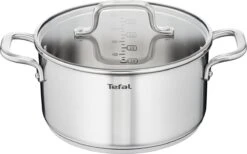Tefal Virtuoso Pannenset 5 Delig - Hoge Kookpan Ø 22 Cm + Steelpan Ø 16 Cm + Kookpannen Ø 18/20/24 Cm -Keukenproducten Winkel 1200x749