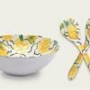 Arca Italy - Saladeschaal Met Bestek - 100% Melamine - Vaatwasbestendig - 30 Cm - Lemon Collectie -Keukenproducten Winkel 1200x757 4