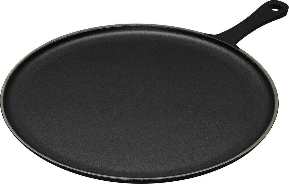 Le Creuset Le Creuster Gietijzeren Pannenkoekpan - Mat Zwart - 27cm