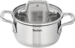 Tefal Virtuoso Pannenset 5 Delig - Hoge Kookpan Ø 22 Cm + Steelpan Ø 16 Cm + Kookpannen Ø 18/20/24 Cm -Keukenproducten Winkel 1200x770 1
