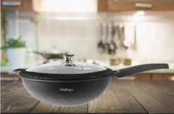 Chefflinger Wokpan - Antiaanbak - 32cm 15 Chefflinger Wokpan - Antiaanbak - 32cm -Keukenproducten Winkel 1200x787