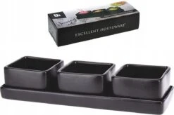 Excellent Houseware Amuse/tapas/saus Schaaltjes Met Serveerplankje - Aardewerk - Mat Zwart 11 Excellent Houseware Amuse/tapas/saus Schaaltjes Met Serveerplankje - Aardewerk - Mat Zwart -Keukenproducten Winkel 1200x795 4