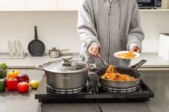 Swiss Pro+ | Set 14 Delige Pannenset | Inductie - Pannensets - Glazen Deksel - Met Afneembare Handgreep - Marmeren Interieur -PFAS-vrij | Grey / Silver -Keukenproducten Winkel 1200x799 27