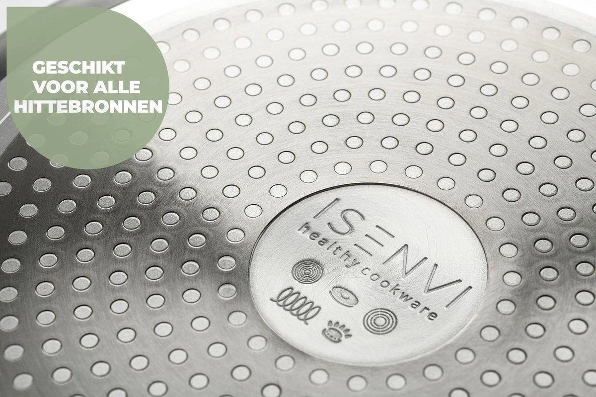 ISENVI Avon Keramische Hapjespan 30 CM - Ergo Greep 7 ISENVI Avon Keramische Hapjespan 30 CM - Ergo Greep - Afbeelding 5