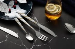 Swiss Pro+ Bestekset In Koffer-72 Delig-12 Persoons-Zwitsers Kwaliteit-Complete Set-100% Roestvrijstaal-Modern Gold -Keukenproducten Winkel 1200x799 62