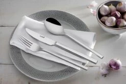 Sola Bestekset Montreux - Modern - 12 Persoons - 100 Delig - Zilverwit Edelstaal 18/10 - RVS - Zilver -Keukenproducten Winkel 1200x801 7