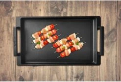 Eurolux Teppanyaki Plaat Met Grepen - 41 X 24 X 2.5 Cm - Zwart - Aluminium - Geschikt Voor Alle Warmtebronnen 16 Eurolux Teppanyaki Plaat Met Grepen - 41 X 24 X 2.5 Cm - Zwart - Aluminium - Geschikt Voor Alle Warmtebronnen -Keukenproducten Winkel 1200x809 1