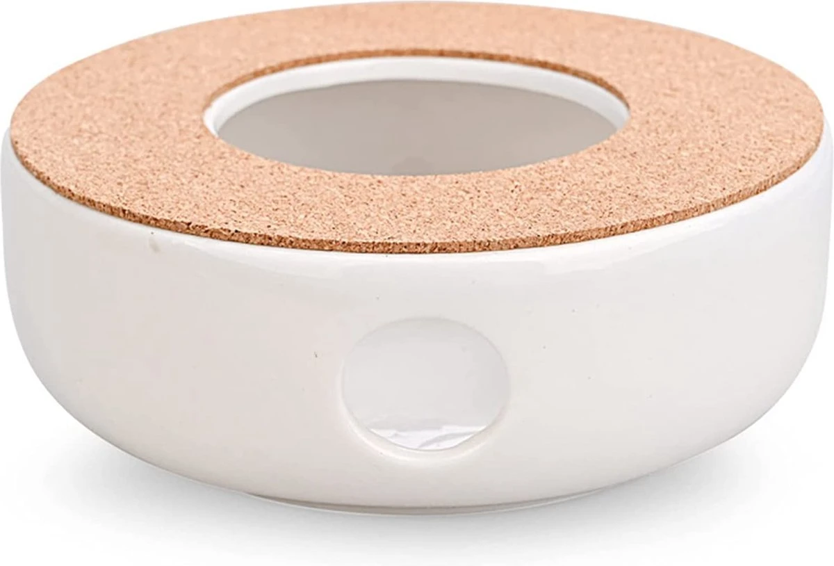 ConBlom Keramische Theepot, Warmer, Theewarmer, Koffiewarmer, Stoofje, Met Kurk-stoofje, Theepot Basis, Theefornuis, Melkwarmer Voor Thuis, Café, Theemelk (zonder Kaars En Theepot) 8 ConBlom Keramische Theepot, Warmer, Theewarmer, Koffiewarmer, Stoofje, Met Kurk-stoofje, Theepot Basis, Theefornuis, Melkwarmer Voor Thuis, Café, Theemelk (zonder Kaars En Theepot) - Afbeelding 6