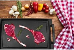 Eurolux Teppanyaki Plaat Met Grepen - 41 X 24 X 2.5 Cm - Zwart - Aluminium - Geschikt Voor Alle Warmtebronnen 20 Eurolux Teppanyaki Plaat Met Grepen - 41 X 24 X 2.5 Cm - Zwart - Aluminium - Geschikt Voor Alle Warmtebronnen -Keukenproducten Winkel 1200x815 2