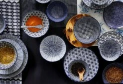 Tokyo Design Studio Nippon Blue Sushiserviesset - Porselein - 6 Delig - 2 Persoons -Keukenproducten Winkel 1200x819 3