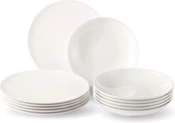 Villeroy & Boch, Vivo 19-5254-7611 Tafelservies Voor Maximaal 6 Personen, 12 Stuks, Premium Porselein, Wit -Keukenproducten Winkel 1200x844 3