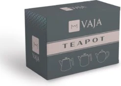 Vaja® Theepot Juliette Met Filter - Dubbelwandig -Theekan 1.0L - Glimmend Zwart -Keukenproducten Winkel 1200x850 1