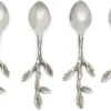 Riviera Maison Thee Lepels - Lovely Leaf Spoon - Zilver - Set 4 Stuks -Keukenproducten Winkel 1200x853 4