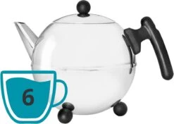 Bredemeijer - Theepot Bella Ronde 1,2L Zwart Beslag - Dubbelwandig 21 Bredemeijer - Theepot Bella Ronde 1,2L Zwart Beslag - Dubbelwandig -Keukenproducten Winkel 1200x855 1