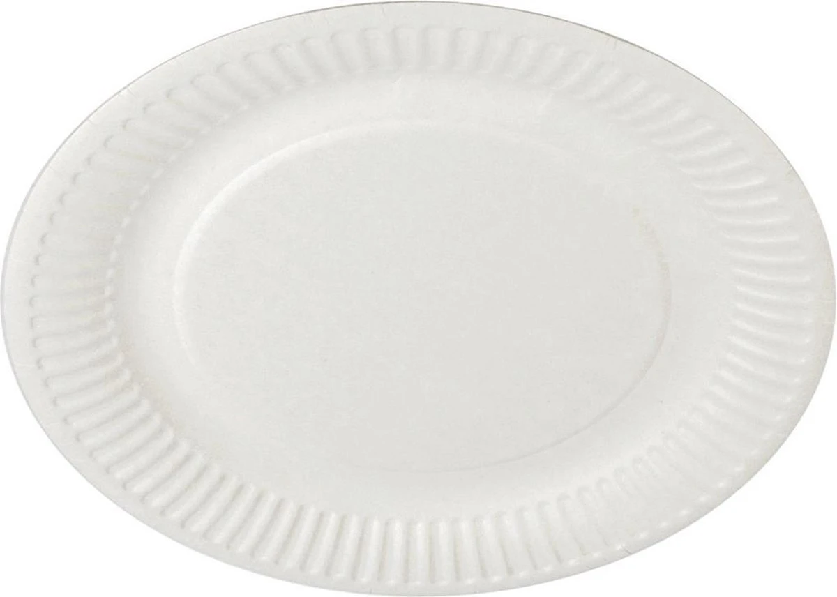 Merkloos 100x Kartonnen Bordjes Wit 18 Cm - Wegwerp Borden - Feest/verjaardag/BBQ Borden 4 Merkloos 100x Kartonnen Bordjes Wit 18 Cm - Wegwerp Borden - Feest/verjaardag/BBQ Borden - Afbeelding 2
