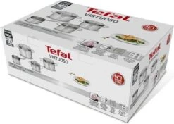Tefal Virtuoso Pannenset 5 Delig - Hoge Kookpan Ø 22 Cm + Steelpan Ø 16 Cm + Kookpannen Ø 18/20/24 Cm -Keukenproducten Winkel 1200x857 1