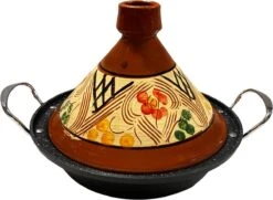 Tajine Aardewerk En Gegoten Aluminium Inductie| Handvaten| Geschikt Voor 4-8 Personen - Alle Warmtebronnen| Ø 30cm -Keukenproducten Winkel 1200x879