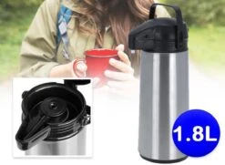 Basic Thermoskan Met Pomp - 1,8 Liter - RVS - Vaatwasserbestendig -Keukenproducten Winkel 1200x880 4