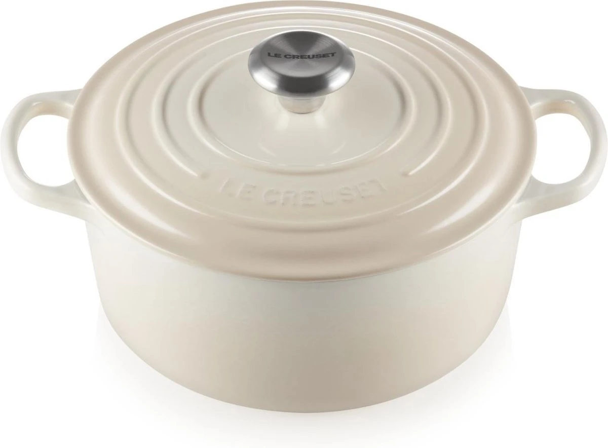 Le Creuset Braadpan Signature Meringue - ø 24 Cm / 4.2 Liter 3 Le Creuset Braadpan Signature Meringue - ø 24 Cm / 4.2 Liter