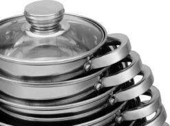 Edënbërg Classic Line - RVS Luxe Pannenset 12 Delig - Voorzien Van 9-Laags Bodem! -Keukenproducten Winkel 1200x892