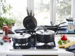 GreenPan Cambridge Hapjespan Met Deksel 24cm - Zwart - Inductie - PFAS-vrij -Keukenproducten Winkel 1200x899 9