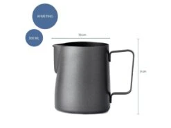 Krumble Melkkannetje 300ml / RVS Melkopschuimkan / Melkkan / Antraciet - Zwart -Keukenproducten Winkel 1200x900 69
