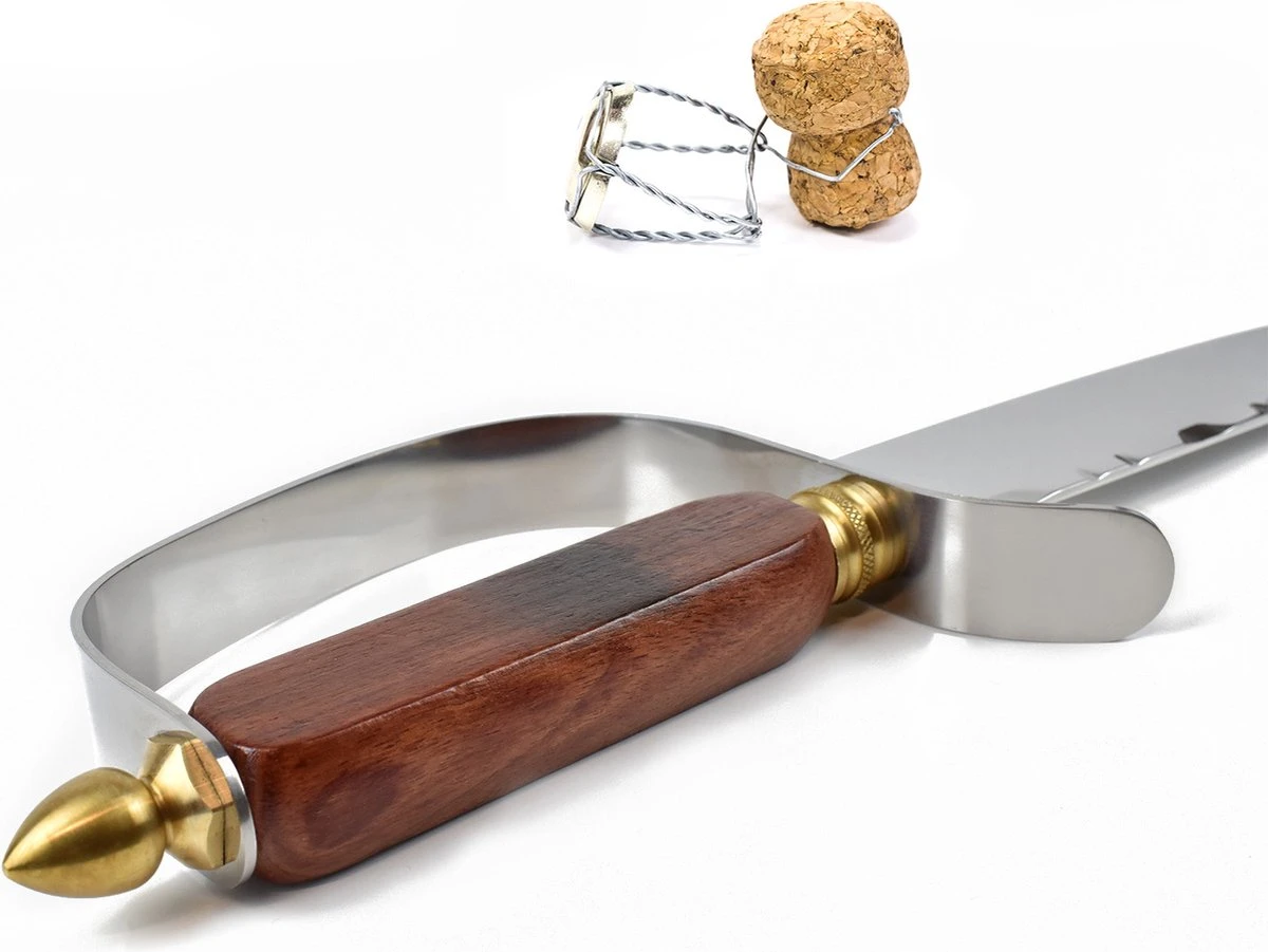Dymund® Sabreer Sabel - RVS - Professioneel Champagnesabel - Incl. Bewaardoos - 44,5 Cm 5 Dymund® Sabreer Sabel - RVS - Professioneel Champagnesabel - Incl. Bewaardoos - 44,5 Cm - Afbeelding 3