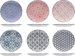 Cosy&Trendy Delirio Ontbijtbord - Ø 19 Cm - Set-6