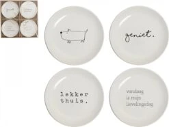 Gusta - Gebaksbordjes - ø 15 Cm - Set 4 Stuks - Porselein - Wit 11 Gusta - Gebaksbordjes - ø 15 Cm - Set 4 Stuks - Porselein - Wit -Keukenproducten Winkel 1200x906 14
