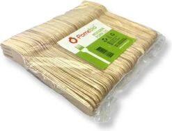 Pomebio Houten Wegwerp Bestek - Vork - 100 Stuks - FSC Hout - 165mm - Wegwerp Vork - Houten Vork - FSC-Gecertificeerde Houten Vork - Duurzaam Vork - Wegwerp Bestek -Keukenproducten Winkel 1200x920 1