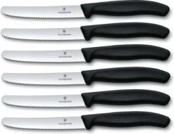 Victorinox Tafelmes 6 Stuks Zwart Krom Heft 18 Victorinox Tafelmes 6 Stuks Zwart Krom Heft -Keukenproducten Winkel 1200x927 2