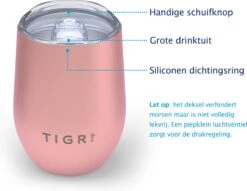 TIGR Cup - Drinkbeker - Thermosbeker - Koffie En Thee - 350ml - Rosé Goud 9 TIGR Cup - Drinkbeker - Thermosbeker - Koffie En Thee - 350ml - Rosé Goud -Keukenproducten Winkel 1200x930 5