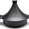 Tajine Agadir Inductie Arabisch Design Non-stick Shining Black -Keukenproducten Winkel 1200x943 2