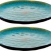 Palmer Bord Lotus 27.5 Cm Zwart Turquoise Stoneware 2 Stuk(s) -Keukenproducten Winkel 1200x945 6