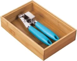 IDesign Bamboe Bakjes Voor Lade Stapelbaar D (15,5 X 30,5 X 5 Cm) - 45 - Stapelbaar & Decoratief -Keukenproducten Winkel 1200x958 3