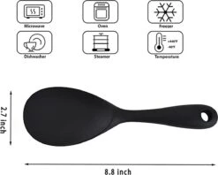 Doodadeals® Siliconen Rijstlepel - Rijst Opscheplepel - Rijstlepel Kunststof - Zwart - 1 Stuk 11 Doodadeals® Siliconen Rijstlepel - Rijst Opscheplepel - Rijstlepel Kunststof - Zwart - 1 Stuk -Keukenproducten Winkel 1200x960 6