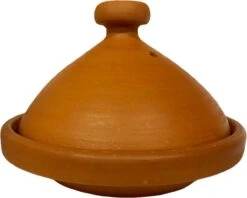 Marokkaanse Authentieke Handgemaakte Aardewerk Tajine Naturel 33 Cm - Ongeglazuurd En Loodvrij -Keukenproducten Winkel 1200x962